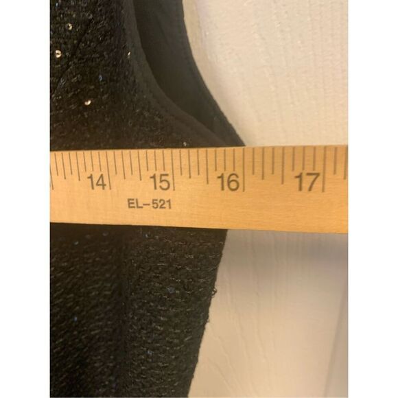 Metallic Tweed Sleeveless Dress by Motif - Picture 8 of 10